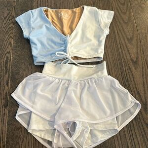 Child medium two piece dance set